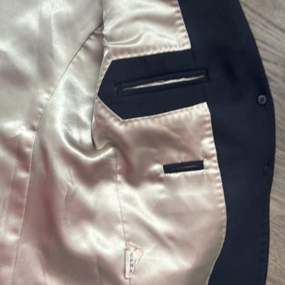 J.Crew | Classic School Boy Wool Blazer in Navy With Gold Buttons Size 00 - Picture 12 of 14